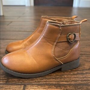 Carters Ankle Boots with Buckle and Stitching